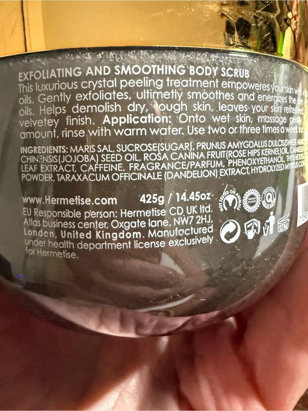 Hermetise Professional Body Butter and Exfoliating Scrub - Set *Sealed